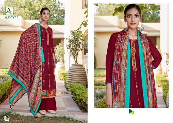 Alok Manikaa Designer Viscose Embroidery Salwar 